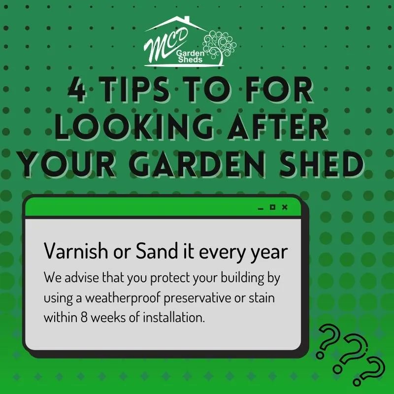 MCD_HomeGarden's tweet photo. We're coming to the end of the summer season 😭

So what are some tips for making sure your shed lasts through the cold winter months? Check out our tip below for getting the most out of your Wonderful MCD Garden Shed, Summerhouse, Garden Room or Storage Shed! https://t.co/BdU5IFei0g