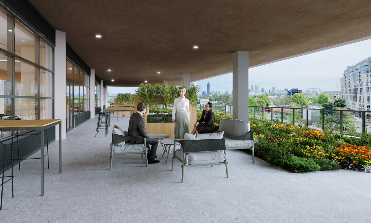 WarnerSummers's tweet photo. As a continuation of our work at @starmetalsatl , Warner Summers is excited to be working with IWG for the Signature coworking suite at the Star Metals Office Building in West Midtown. Check out the renderings! #IWGPLC #starmetalsatl #allenmorrisco #westsidebestside https://t.co/R4KkAi17QT