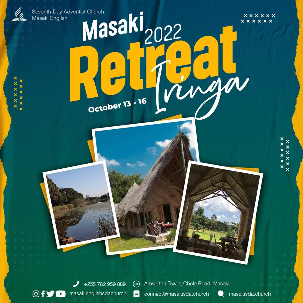 It’s that time of the year again! 😃🥳
Our Annual Church Retreat this year will be at the beautiful @oldfarmhouse_kisolanza The experience of the Masaki fellowship for more than just Sabbath days is not one to miss! DM us if you would like to join us this year! #masakiSDA