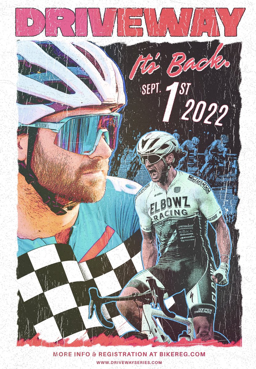 elbowzracing's tweet photo. Austin's @DrivewaySeries returns September 1, 2022! More information, schedule, registration etc. can be found here: https://t.co/6hUuZA1Vn4
#elbowzracing #drivewayseries #critlife https://t.co/H4kgrXAsAk