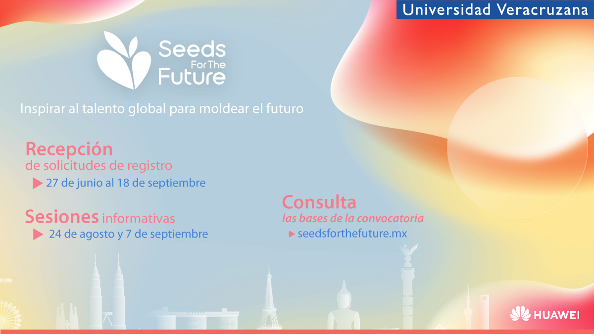 Cada año, Huawei reúne a jóvenes talentos globales de las mejores universidades a un programa de intercambio gratuito, alucinante y que cambia la vida en China.

#EstudiantesUV, formen parte de Seeds for de Future 2022. 

Bases y proceso: seedsforthefuture.mx
#ConocimientoTIuv