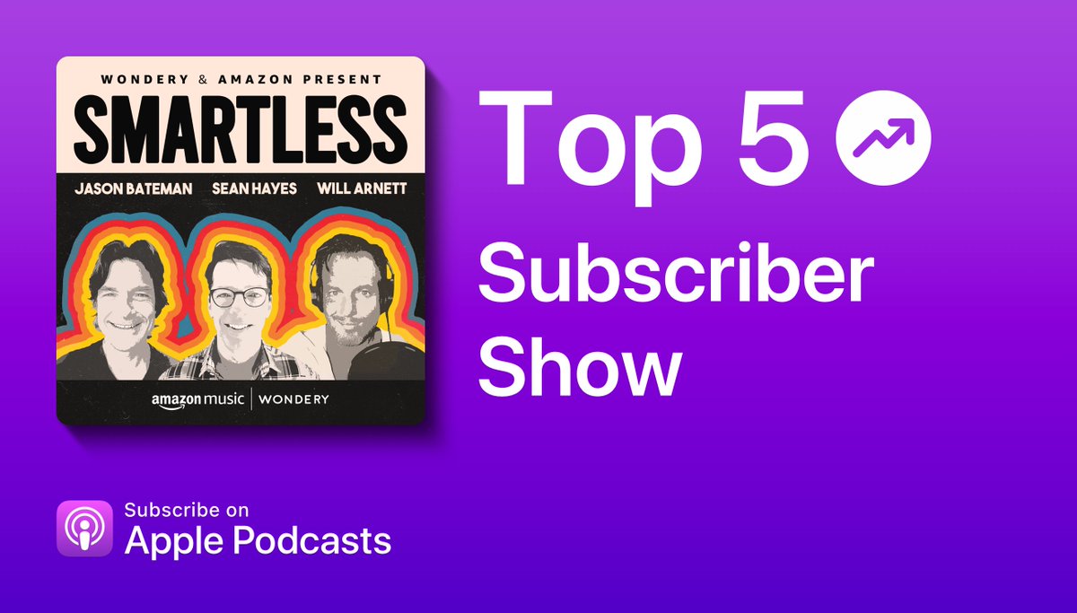 Mama, we made it! Thank you, Smarties for helping us make @ApplePodcasts' list of Top 5 Subscriber Shows. We are byeeee-ond grateful for your support!