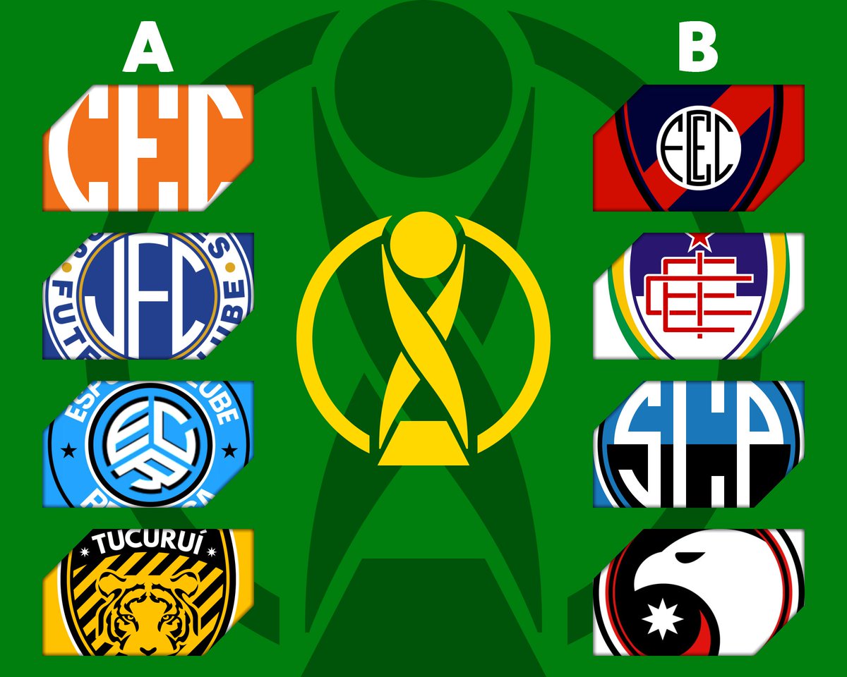 CopaConnefut's tweet image. Os grupos ficaram definidos assim:

Grupo A: @CoelceEC, @juniores_fc, @ECRestinga, @tucuruiec 
Grupo B: @FortalezaDaCasa, @BrasfTGIgarassu, @SCPortoVelho, @ECRubemBerta