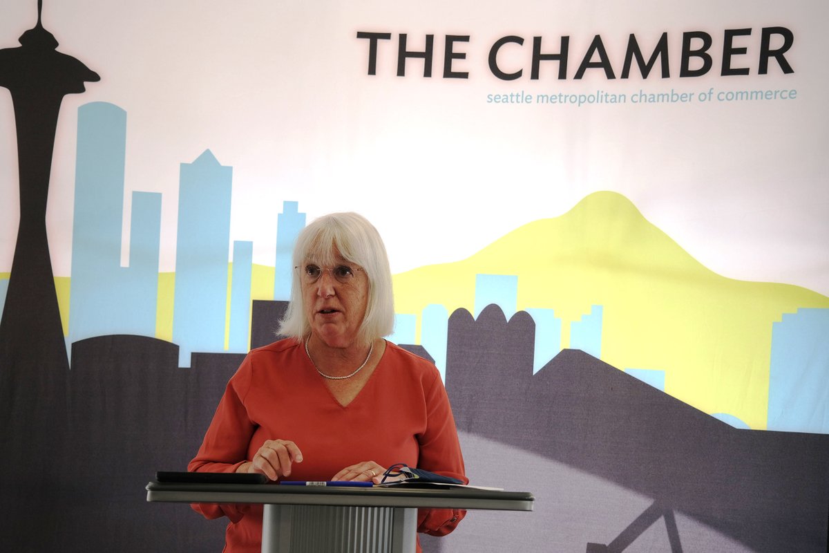 PattyMurray's tweet image. Thanks to @SeattleChamber, @WTIA, @SBCTCWashington &amp;amp; @AerojetRdyne for joining me in Seattle to discuss the historic CHIPS and Science Act we signed into law. This will create jobs right here in Washington state, strengthen our supply chains, and help lower costs.