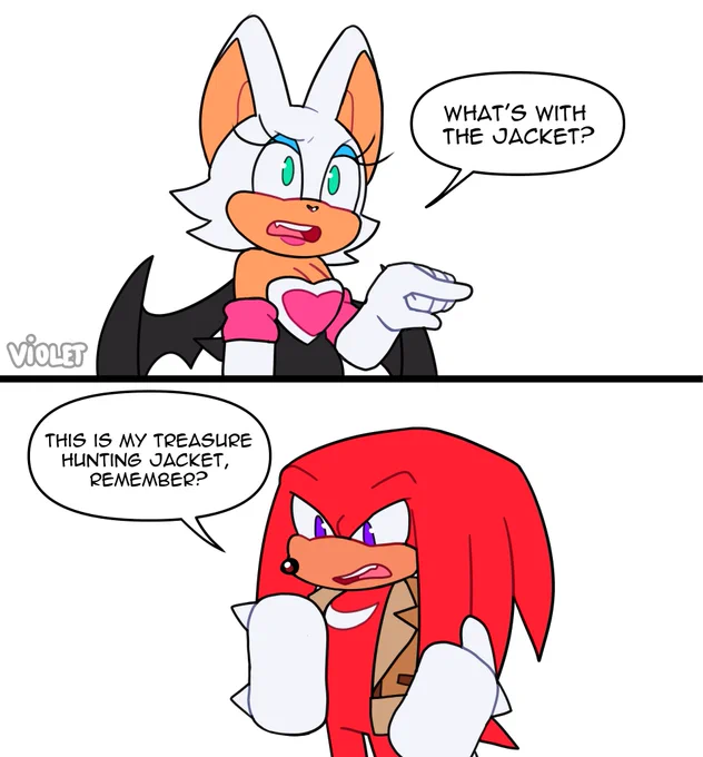 Knuckles got a new look 