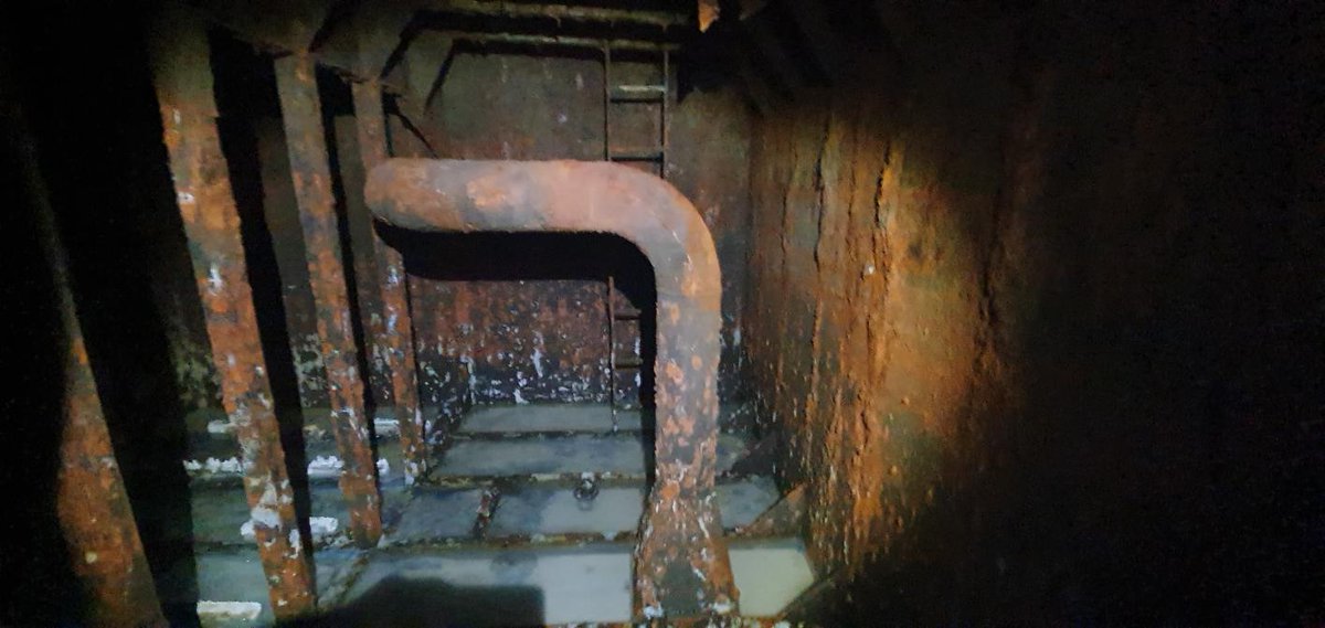 Dalledeedle's tweet photo. had to do a visual inspection of the floatation tanks down at the dry dock where i work. I took a bunch of images to show my boss but thought i'd share some of my favs here too :D https://t.co/jqQWhCAUfO