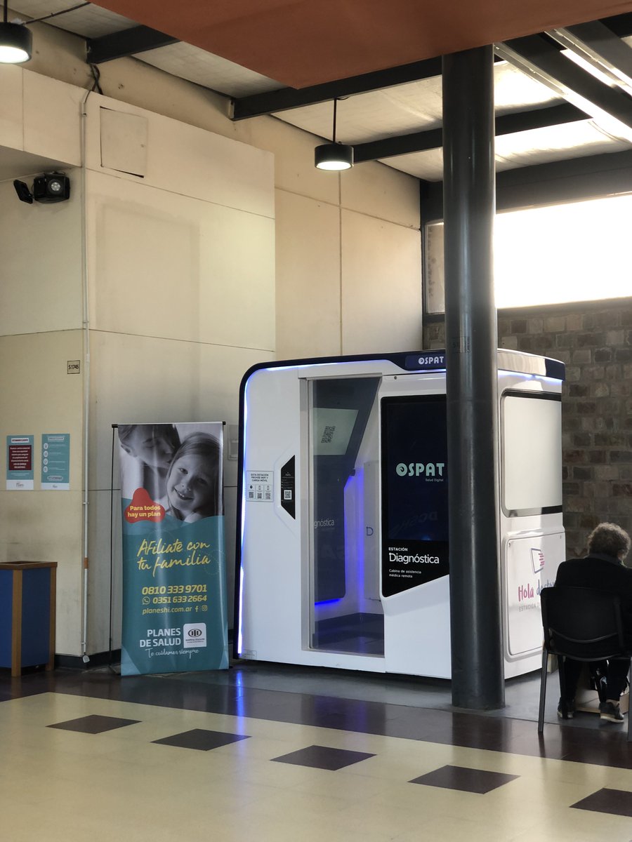 📍Estamos en el Híper Libertad junto a Ospat
💪Acercando el acceso a la salud a los pacientes y haciendo más simple ver a un médico o realizarse un autochequeo 🙌🏼

#experienciadiagnostica #estaciondesalud #saluddigital #telemedicina #medicosonline #ospat #ospatobrasocial