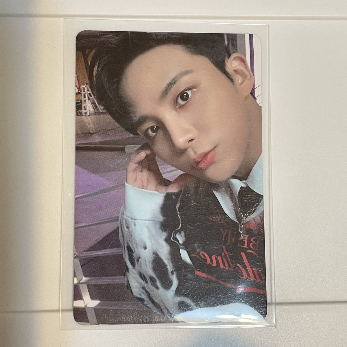 im19990330's tweet photo. ATEEZ アチズ トレカ 交換 タワレコ 特典

譲：ジョンホ

求：他店舗特典 ヨサン

今回のアルバムでしたらなんでも検討致します🥲 https://t.co/cyqefgAsos