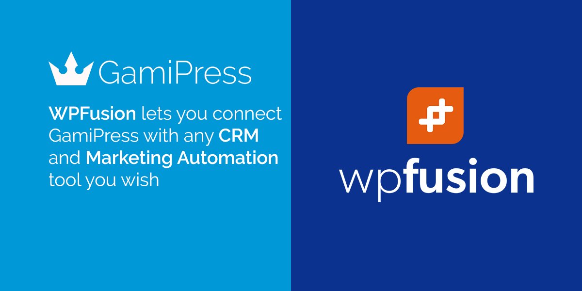 GamiPress's tweet photo. #WPFusion (@wpfusion) includes built-in support to #GamiPress letting you connect your #WordPress #gamification to your favourites #CRM and #marketing #automation tools
More info: π
https://t.co/RLbHco4r2d https://t.co/g7jhl6HSpz