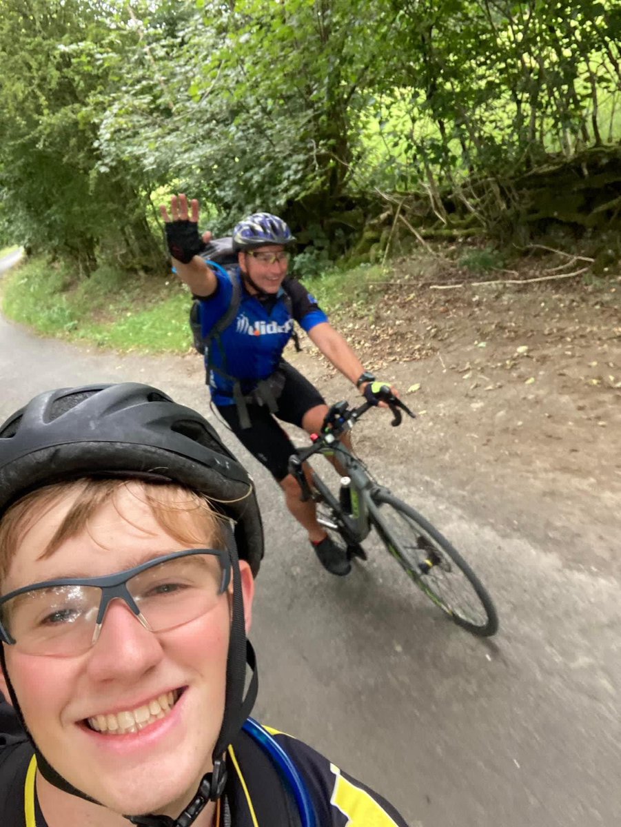 Day two Way of the Roses. 75 miles today. My first challenge for the over 60s decade!!! Reward will be fish and chips at Bridlington tomorrow!!!