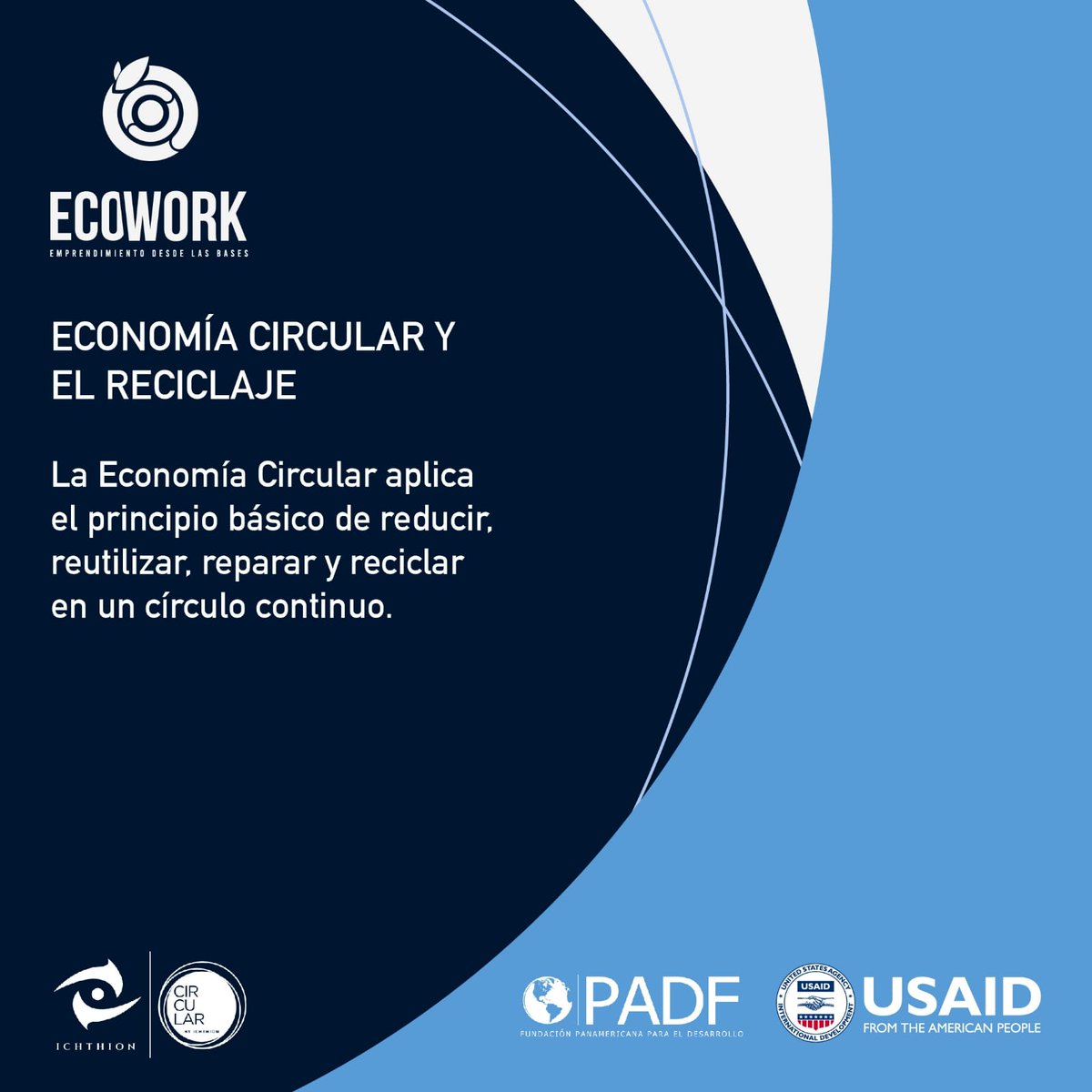 CircularEC's tweet photo. El #reciclaje es uno de los pilares de la #EconomíaCircular. ♻️ Este modelo promueve la producción sostenible de bienes y servicios al reducir el tiempo, el consumo, el desperdicio y el uso de recursos como energía, agua, etc. ✅

¡Separa tus residuos por nuestro planeta! 🌎 https://t.co/bhv0KCL82m