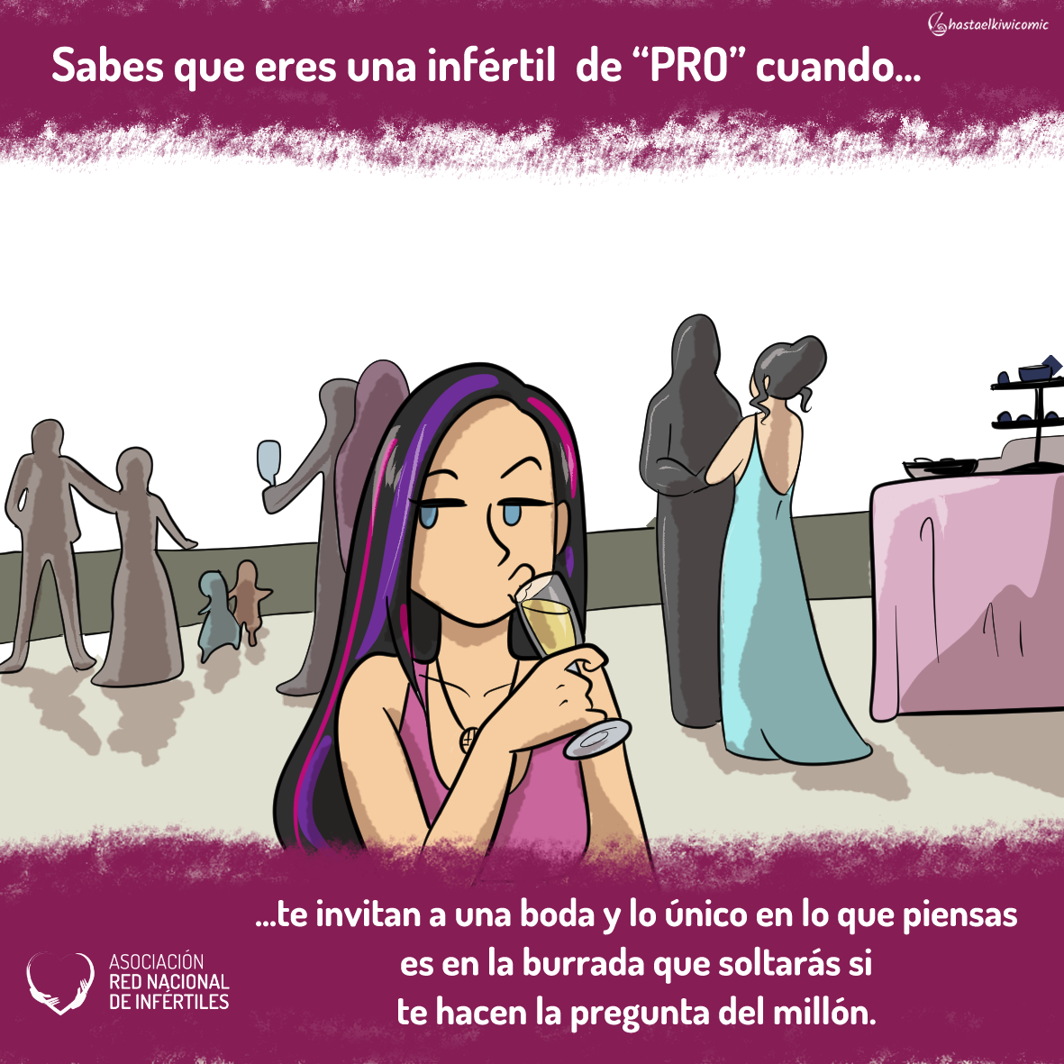 Ser infértil es que se detenga tu vida mientras el mundo avanza, es vivir situaciones incómodas en momentos importantes, pero ser infértil de pro es haber pasado por todo lo anterior y ser capaz de contestar con rapidez a preguntas estúpidas 🙃

#infertilpandy