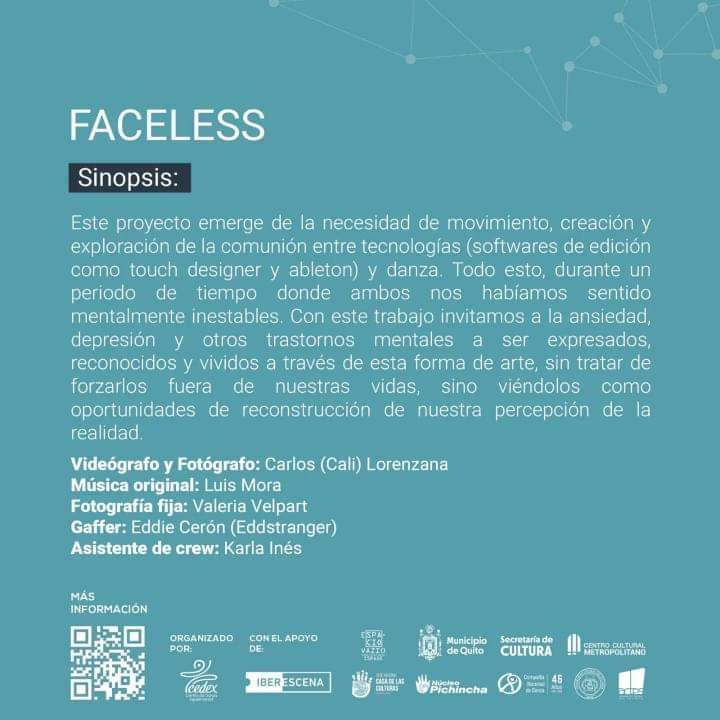 Today is a day of many emotions, #ethmexico begins, my pieces are circulating, I'm going to meet many friends, &amp; "faceless" is also being presented, a screen dance work I did in collaboration with <a href="/rojas23_andrea/">Andrea Rojas</a> &amp; a team of great artists.

Thank you life, thank you universe 🌹👹