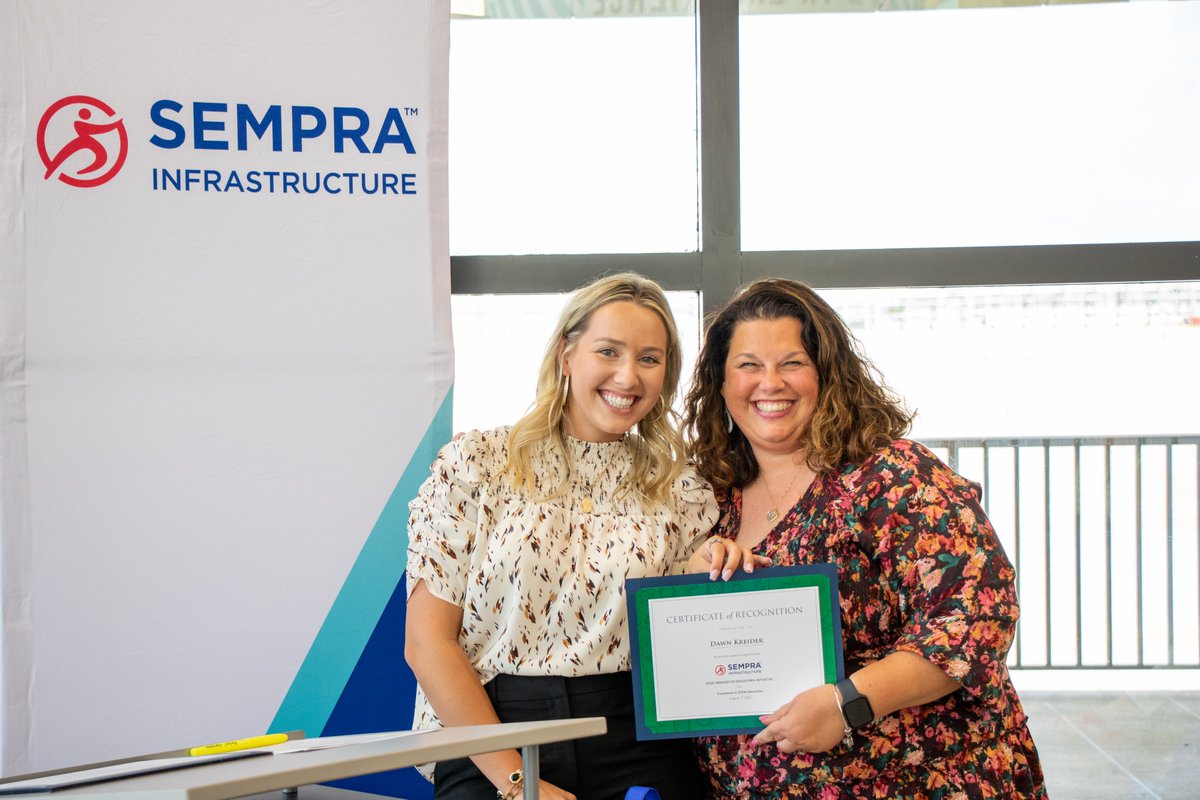 We recently launched our Innovative Educators Initiative to support teachers in Hackberry, LA., to encourage &amp; enhance #STEM activities in the classroom. We were honored to be able to contribute and make a difference in the community.