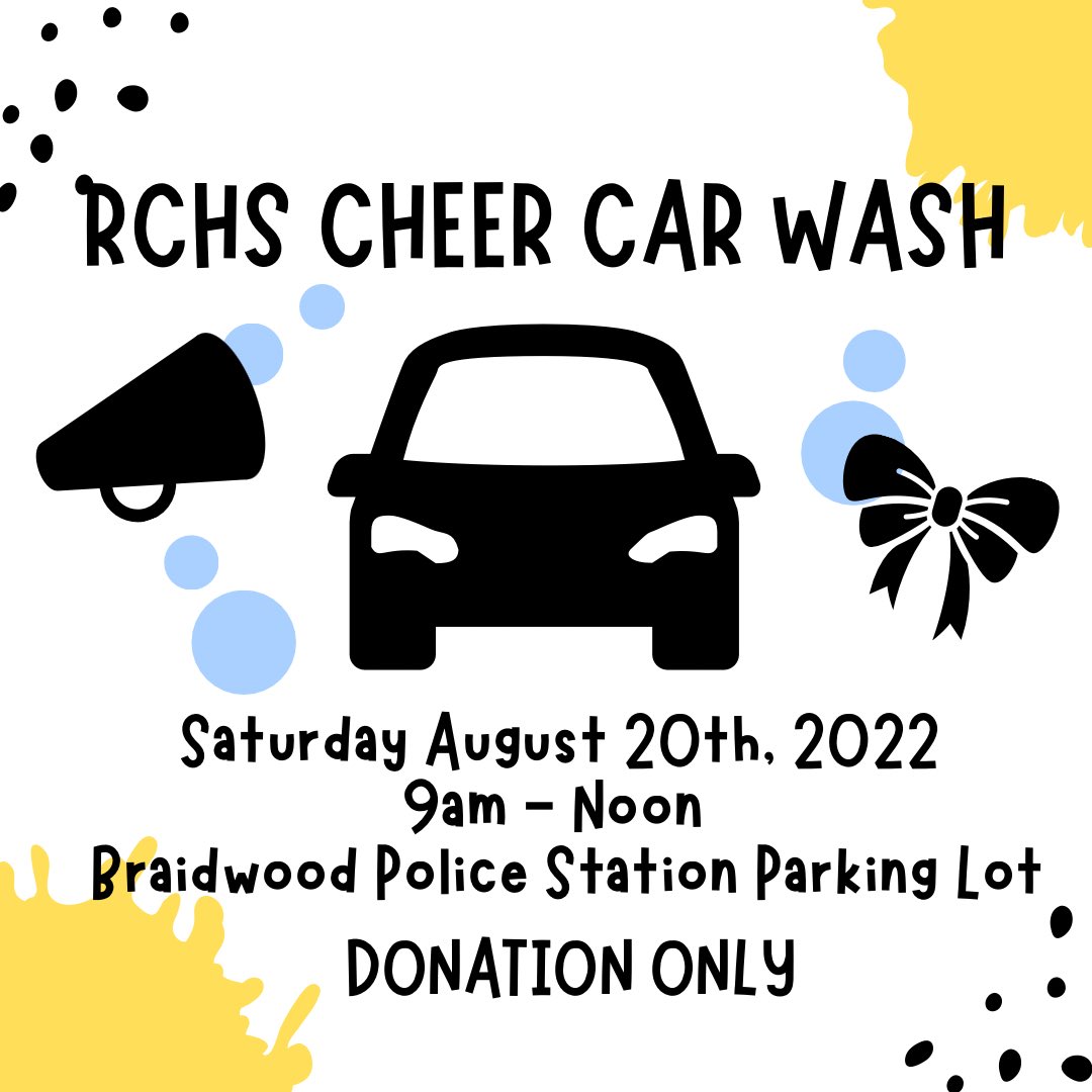 We’re having another car wash and hope to see you all there!!