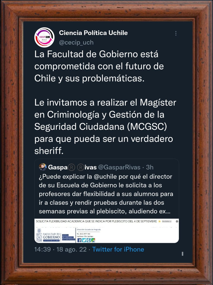 🖼️«Paseo universitario a Gasparín el Sheriff»
Acrílico sobre tela, agosto 2022.