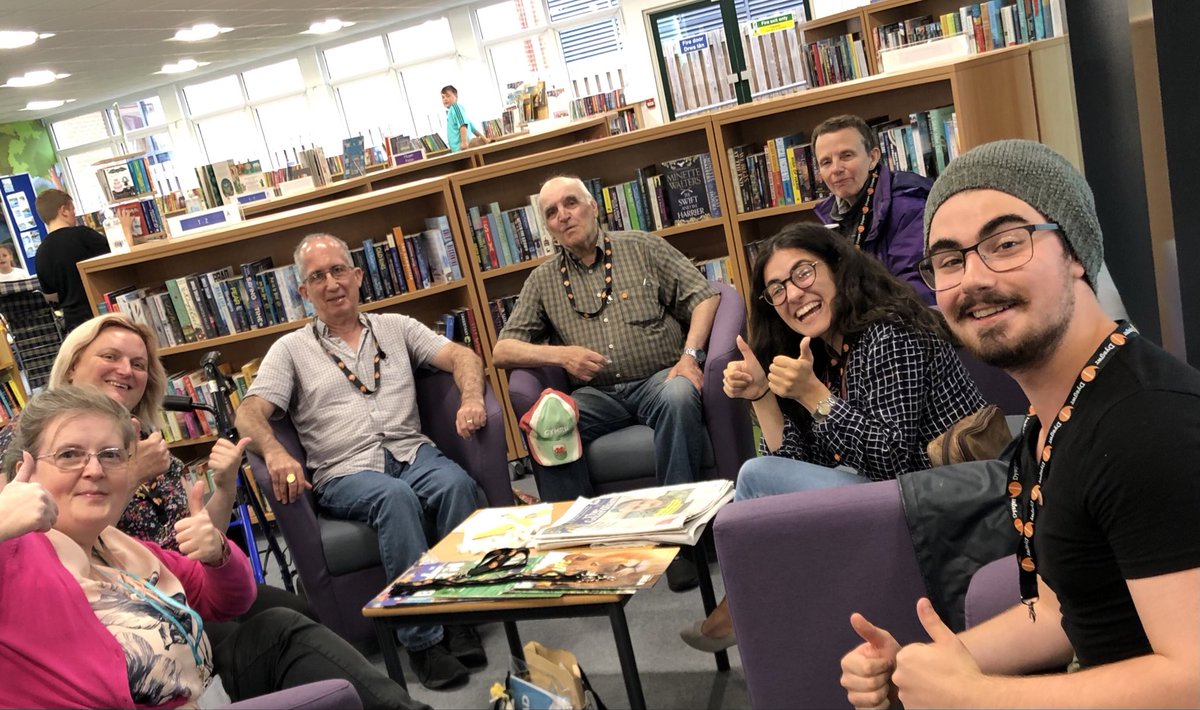paulavaughanpop's tweet photo. Hi @NWalesSocial #nwaleshour my news 🏴
Thanks #MenterIaith Fflint&Wrecsam for lanyards badges to support the Welsh conversation group #FlintLibrary
@mperfectLabour kindly came to join in with welsh speakers, learners
Please call me along one Thursday 2-3pm and help it grow https://t.co/1M5VsxM8vD