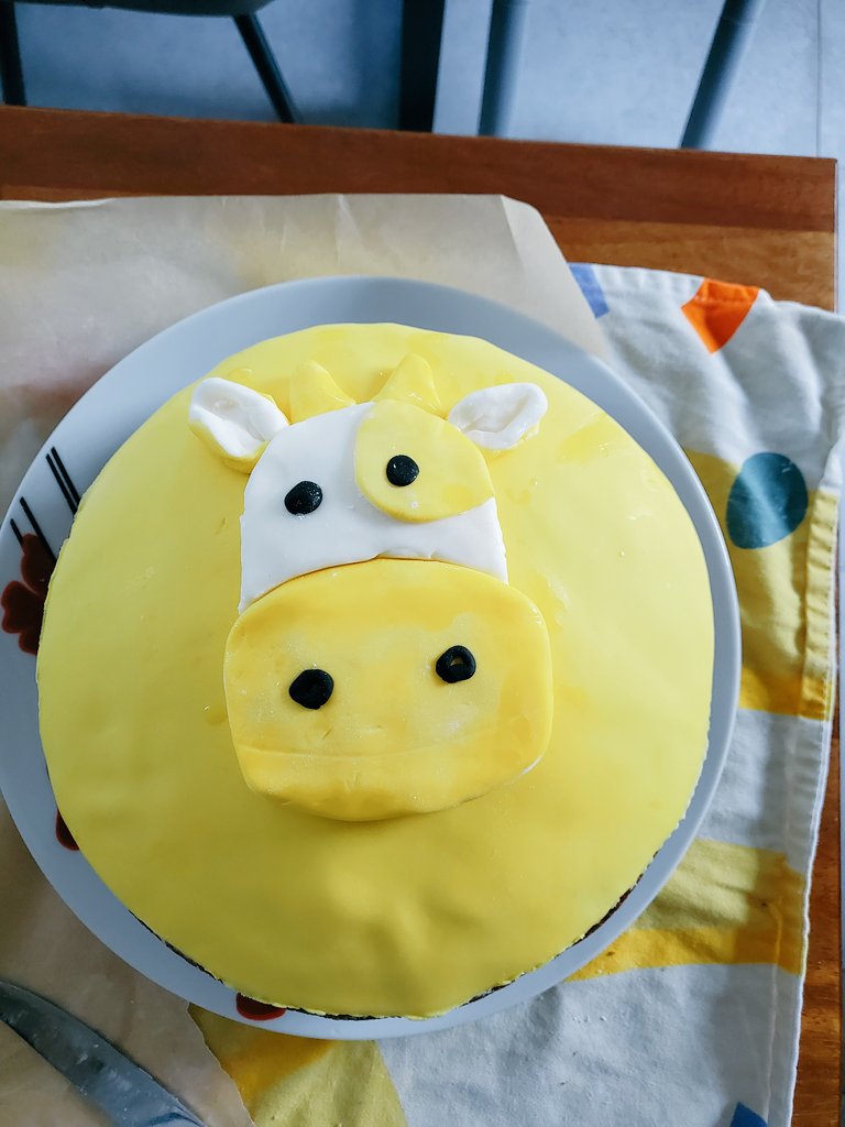 Any Scottish parents recognise this guy? The big question is..Cow or Giraffe?