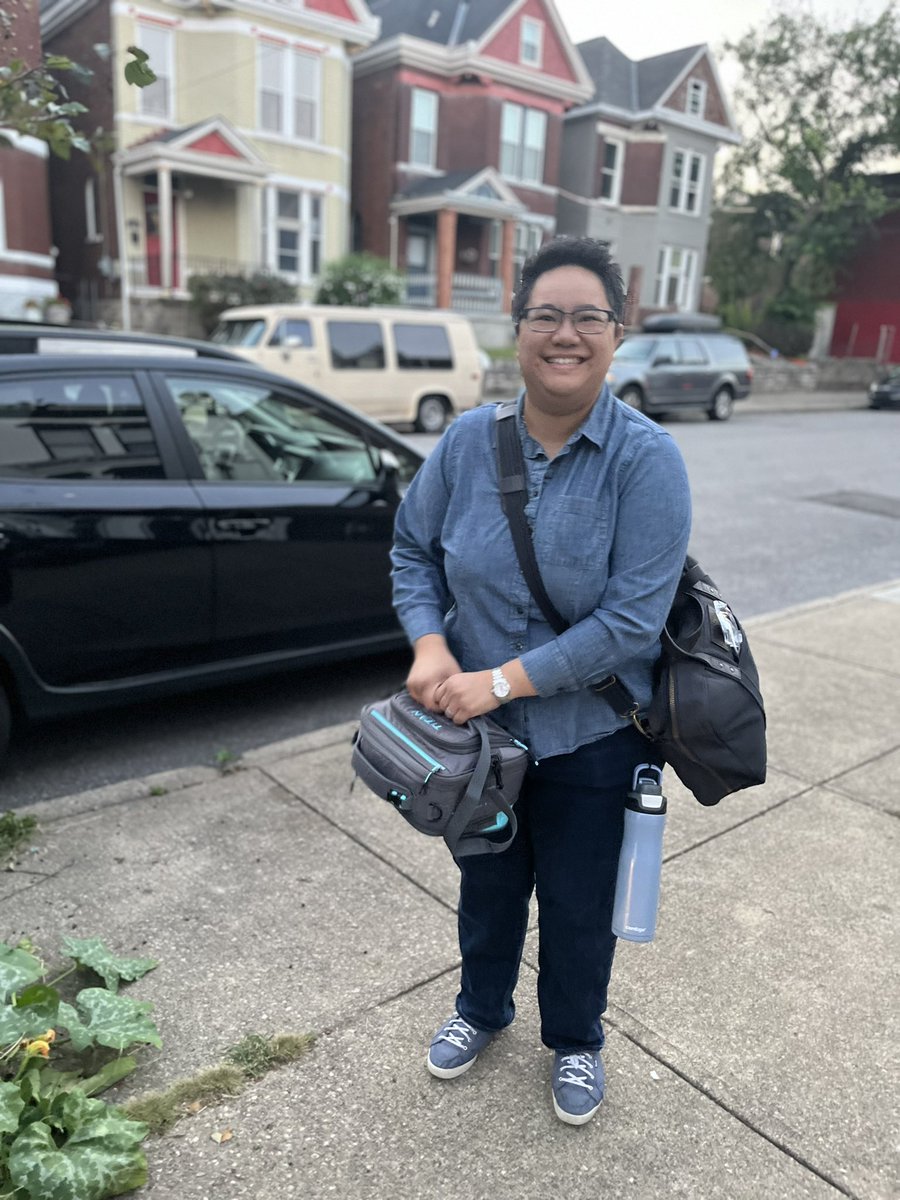 c_ycwong's tweet photo. First Day of Year Two of High School Teaching. Yes, I do look like I’m about to begin kindergarten. And yes, I had the coolest lunch bag. https://t.co/NBEElf6mxc