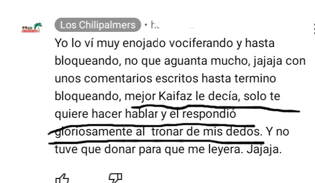 NetoTrexP3's tweet photo. Ya se bugueó el chácharas chorejón Tío T rex @NetoTrexP3 ¿Qué le hicieron, @Die_Karmatron ? 🤣
#chilipalmers #aimep3 #gorylovers #lolcow  #lonchoverso #omniversop3 #diablitips #viaggiare https://t.co/WbLc42Trj7