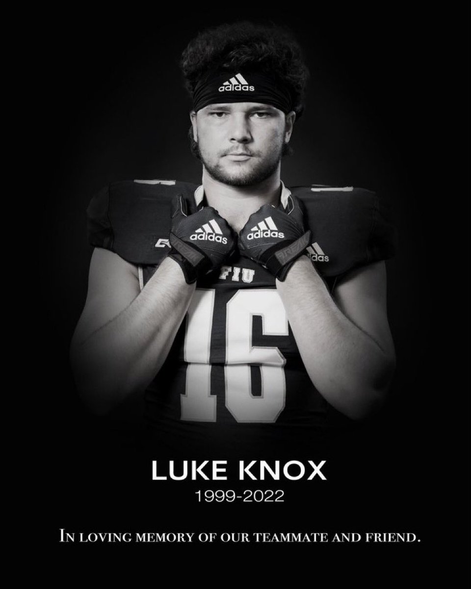 RickyBrumfield's tweet photo. As we talked today as a family. We talked about Luke being a positive person that never complained, fun, loving and genuinely a great person. Our OLB/Sp Teams room will never be the same. You touched the lives of everyone you were around. You will be missed but not forgotten 💔✊🏾 https://t.co/3p2Cm4k63x