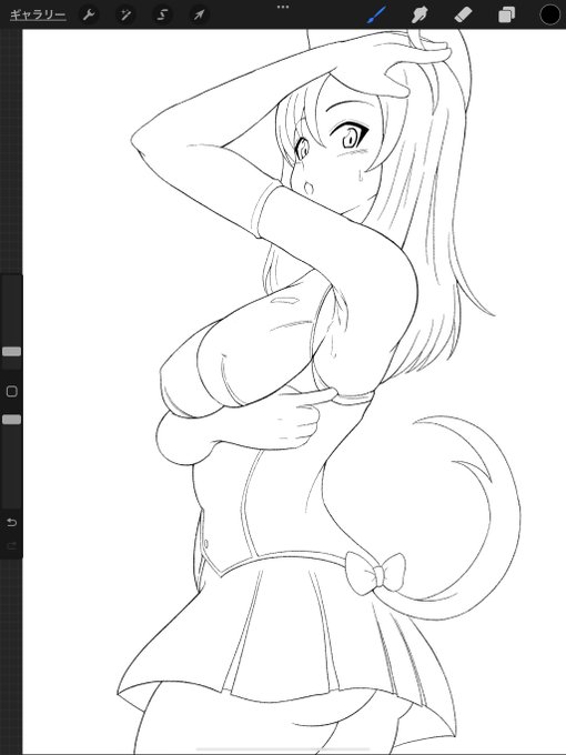 線画。

色置いていくか。 https://t.co/PVXTGWSjQF 