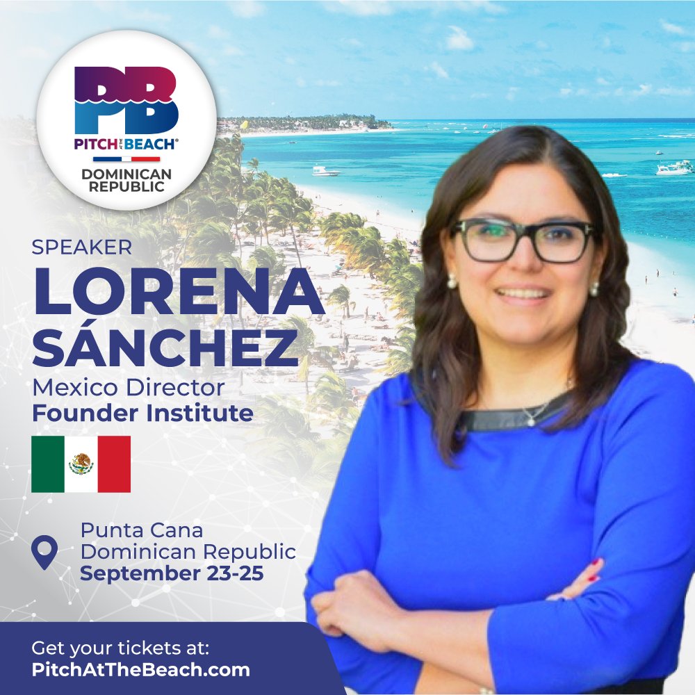 PAB Dominican Republic 🇩🇴

💡Country director for Founder Institute in Mexico City and leading the Latam Unicorn Rappi in a new stealth mode fintech vertical.

🗓️23-25 Sep
pitchatthebeach.com/dominican-repu…

#pitchforyourlife #angelinvestor #vc #networking