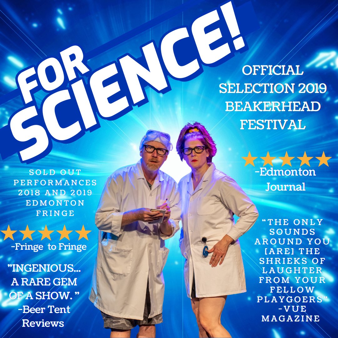 Grab your lab coats. We've got 3 shows left: 
Friday 8:45pm
Saturday 5:30pm
Sunday 3:30pm