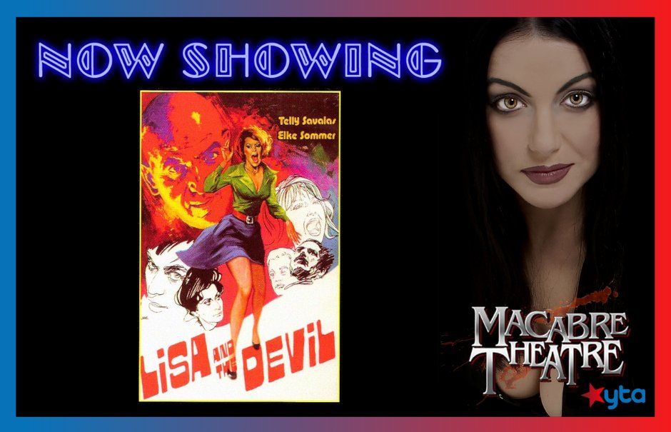 Saturday night on #MacabreTheatre with @IvonnaCadaver & @BPMunster -- It's a crazy double feature of 'Lisa and the Devil' (1973) at 8pm & 10pm ET. Live/on-demand at ytaclub.com or via our Roku app! #horror