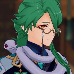GenshinAnything's tweet photo. Due to recent disputes with their original actor, Baizhu will now be voiced by Markiplier. https://t.co/Ab0J8Uns21