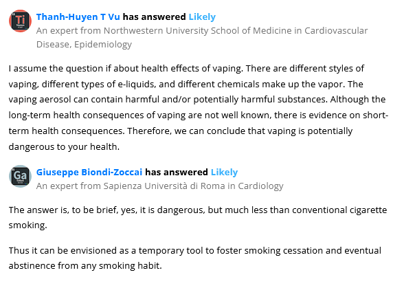 gbiondizoccai's tweet photo. Is vaping dangerous?
https://t.co/v5WXqR5c2S 
#metafact #vaping #ecigarettes https://t.co/rLAvQ5tLPg