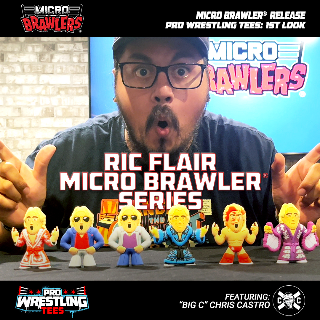 PWTees's tweet photo. @Castropollis Is Back With The #PWTees' First Look At The Ric Flair Micro Brawler® Series | Watch Now: https://t.co/8DPy586euK
@RicFlairNatrBoy #MicroBrawlers #PWTeesNetwork #PWTeesFirstLook https://t.co/mkcwXFnHL1