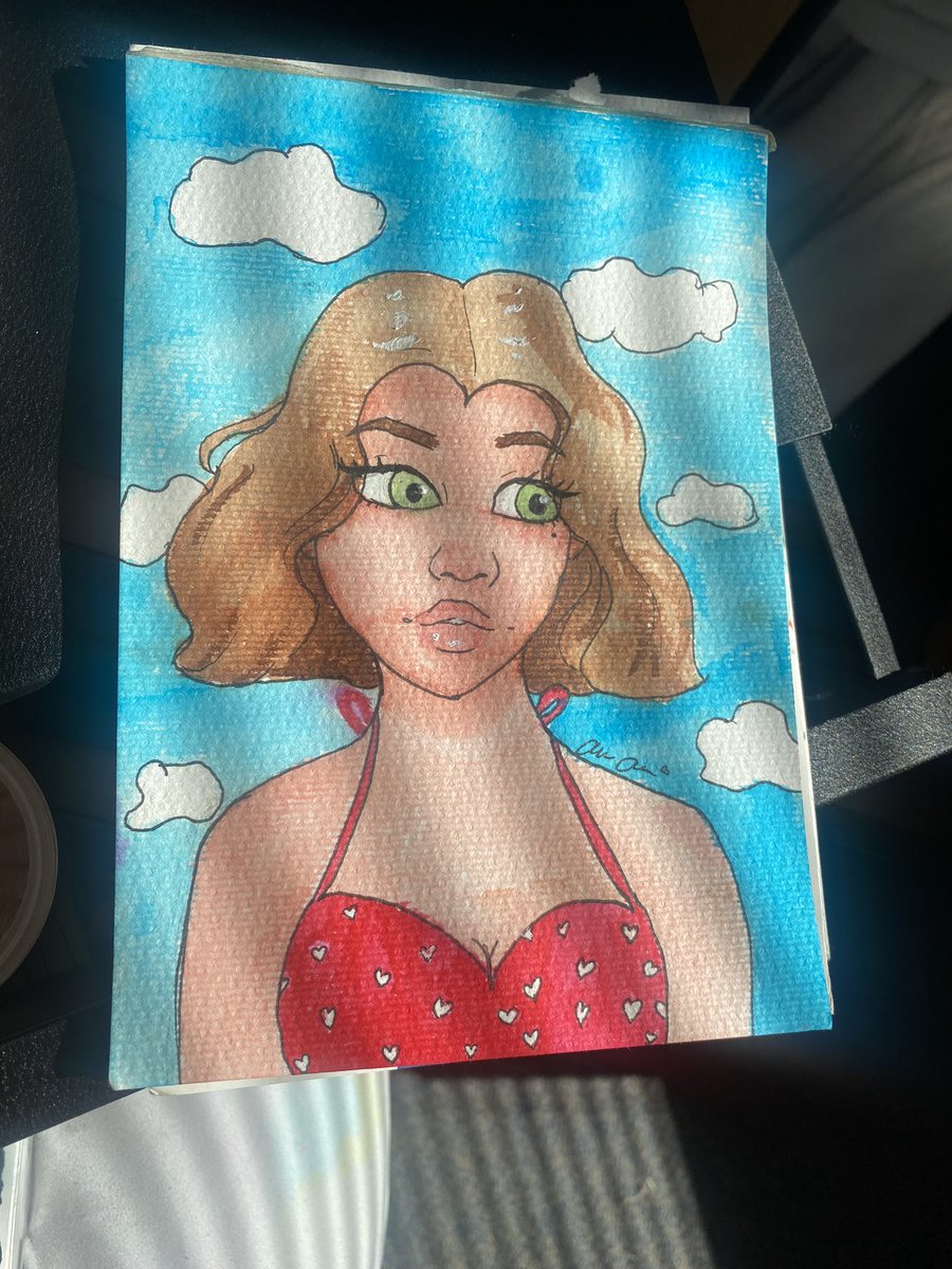 Aka_RoseGaming's tweet photo. First water color picture I’ve made that doesn’t look terrible 😂. #ohu #watercolour https://t.co/GYObEEf8uJ