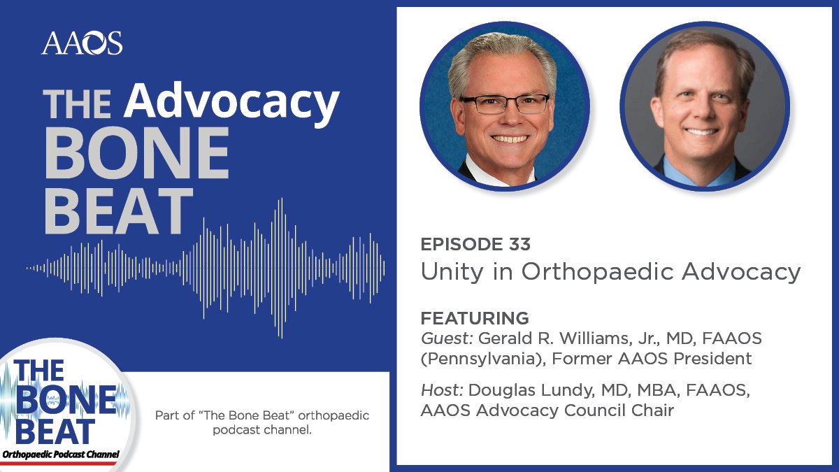 AAOS on Twitter "New podcast episode! Former AAOS President Gerald
