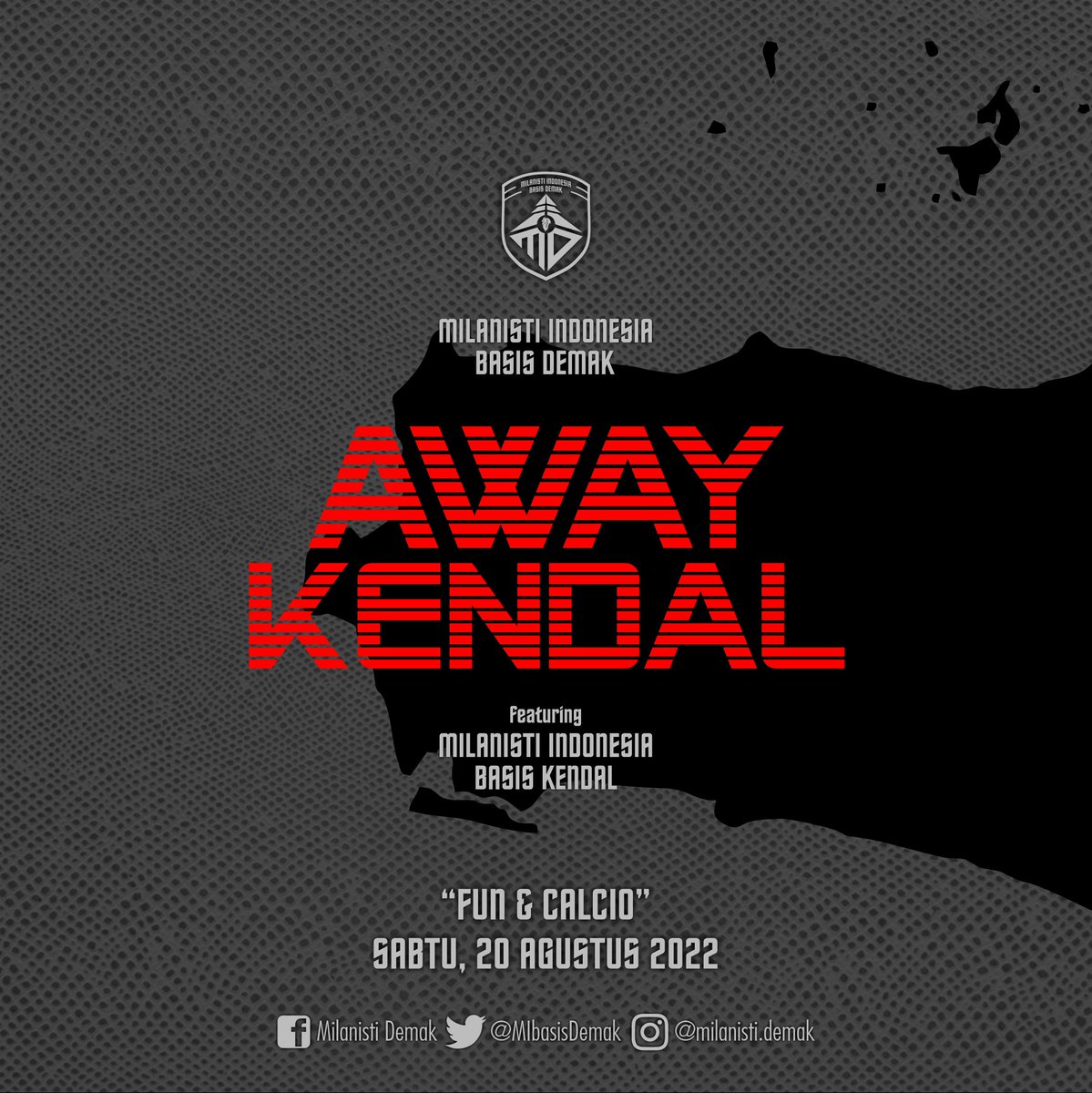 misezdemak100's tweet photo. [Away Kendal] Silaturahmi, fun &amp; calcio bersama Milanisti Indonesia Basis Kendal - Sabtu, 20/08/22 - Mulai jam 08.00 WIB - titik kumpul di beskem Milde (@warkop_sudirman).
🔴⚫
#AwayKendal #AwayJateng #jatengdiyguyub #WeAreDasiman #MilanistiDemak #MilanistiIndonesia https://t.co/YtAdFl7GqT