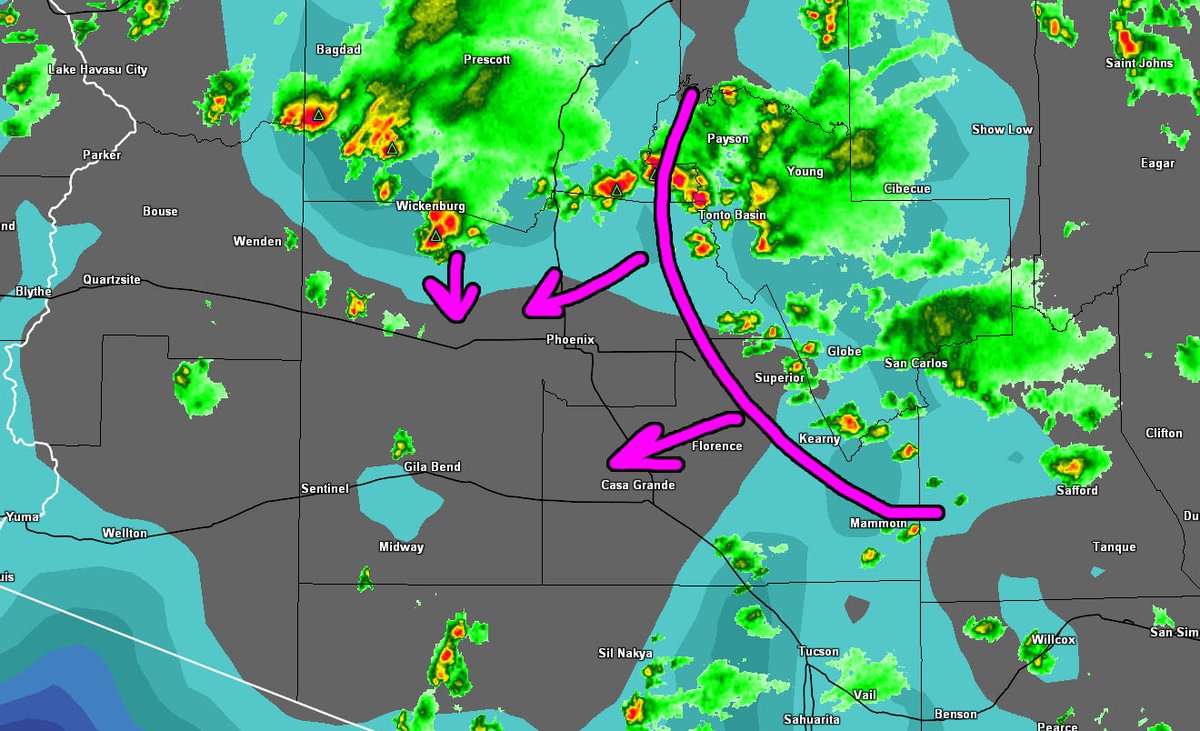 AZWeatherForce's tweet photo. Evening Weather Report - 5:00p - 8-18-2022 - SEVERE THUNDERSTORM WARNING LAST POST ... 100% chance Phoenix ZONE gets it hard ... 

Read more - https://t.co/mhRAcThEzR

NOTE:  You do not need a FB account to read this update

#azwx #Monsoon2022 https://t.co/YyRVti41VF