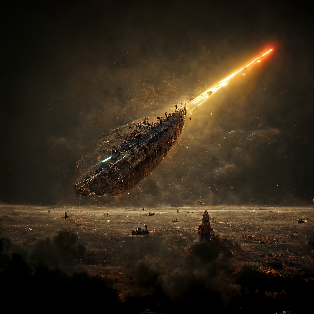 jtoump's tweet photo. "Photo of a spaceship during Greek Revolution" #midjourney https://t.co/dqUQeQ2YZn