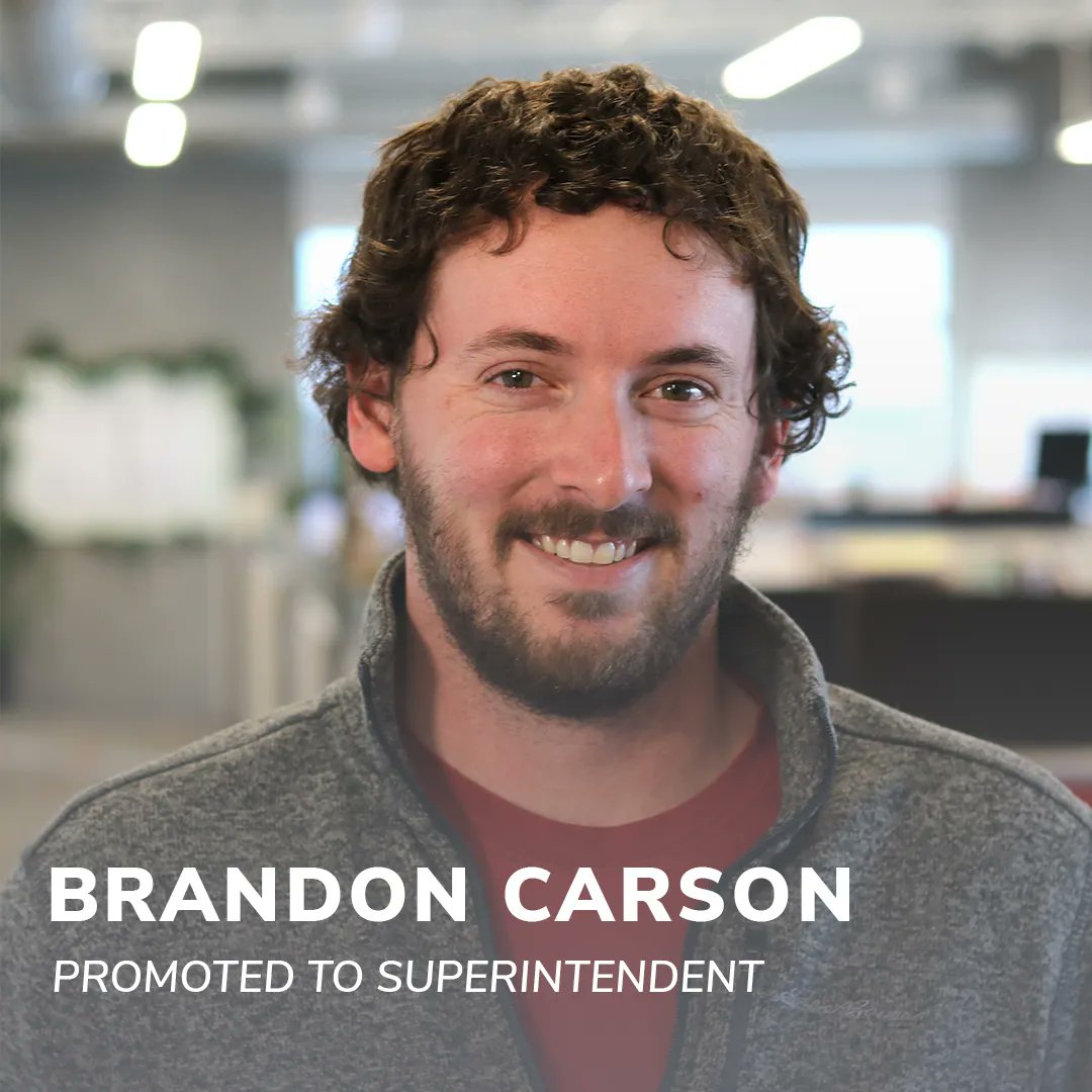 StoryConstrct's tweet photo. Movin' up! Brandon interned with Story Construction and joined the company as a project engineer after graduating from ISU in 2016. His promotion to superintendent follows 6 years of hard work on treatment plant, manufacturing and industrial facility projects. #buildyourstory https://t.co/3IJJb9Fnjc