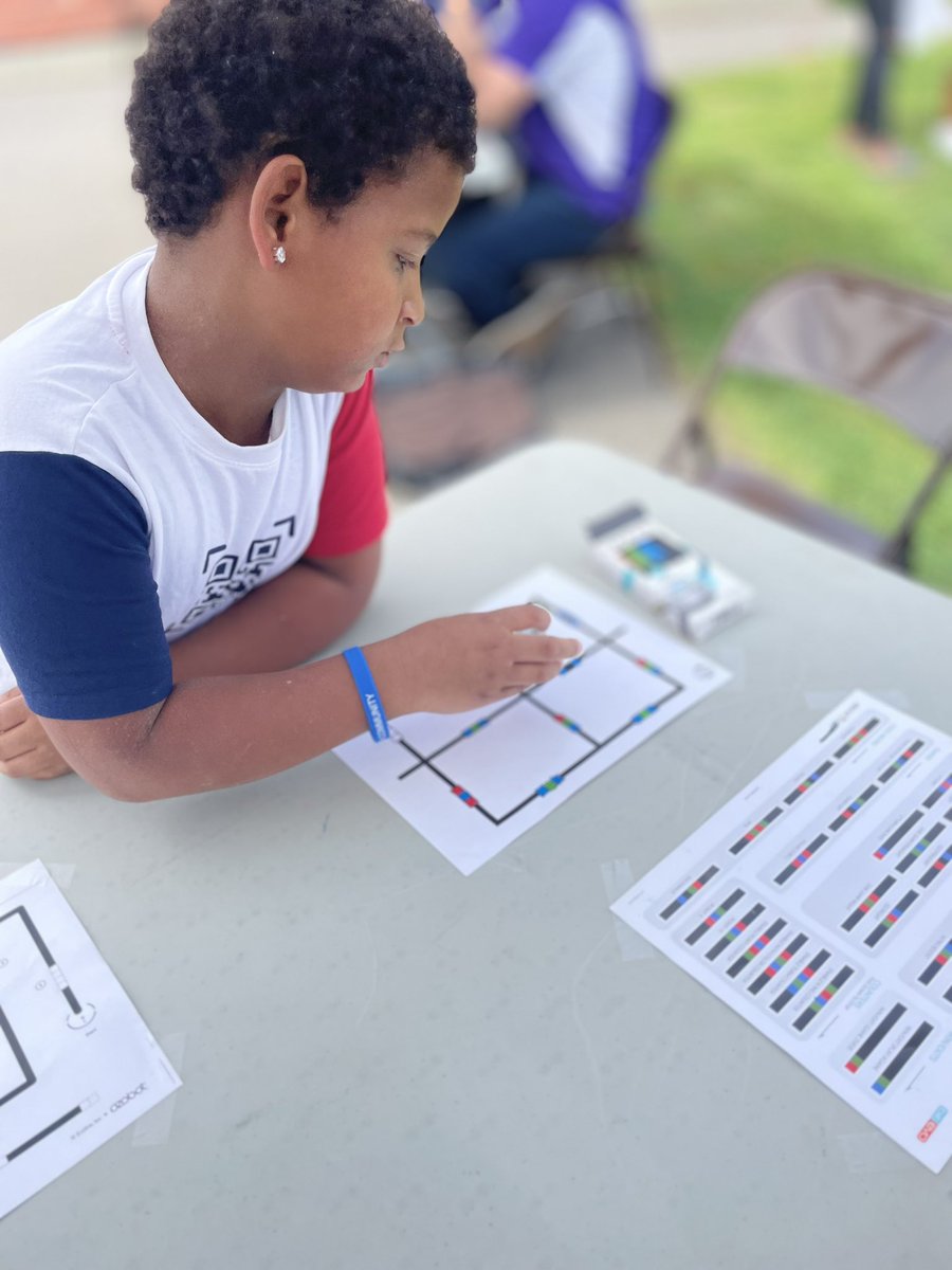 Mrs_Kole's tweet photo. The Tech Table at the CHS Community event was a huge success! Tech coach @BDowd18 helped student’s master their coding skills with @Ozobot &amp; @SpheroEdu #TroyNY @TCSD https://t.co/B0WyjNSpEa