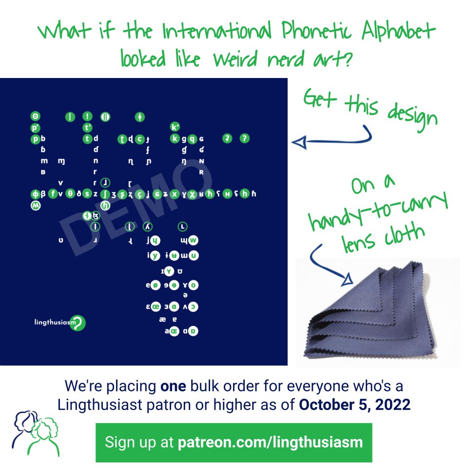 Gretchen McCulloch on Twitter: "@lingthusiasm One of my favourite things  about reconceptualizing the International Phonetic Alphabet for this  redesign was digging into the history of alternate IPA layouts from the International  Phonetic