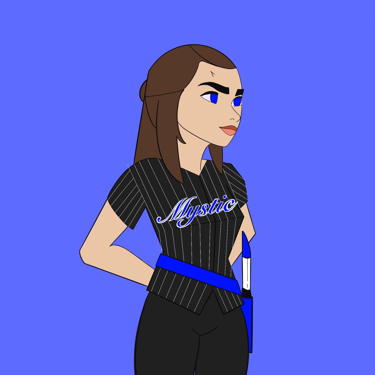 duckeFGC's tweet image. The @TeamMystiC_US jersey looks kinda fire on Arya 👀