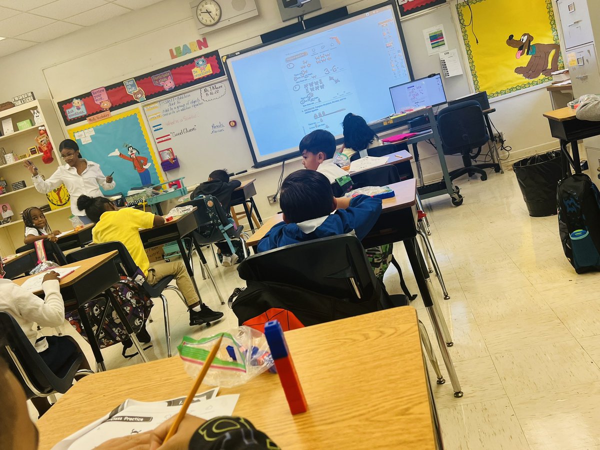 BroadmoorSchool's tweet photo. What an incredible Day #2 of instruction! Students engaged, accountable talk taking place, and targets being addressed! #StandardsBasedInstruction #BeFearless #BeExtraordinary @MDCPSCentral @LeonMaycock @LDIAZ_CAO https://t.co/a8j1Yww9Lt