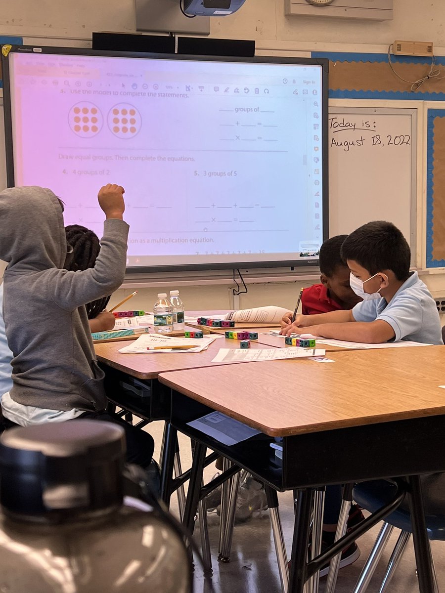 BroadmoorSchool's tweet photo. What an incredible Day #2 of instruction! Students engaged, accountable talk taking place, and targets being addressed! #StandardsBasedInstruction #BeFearless #BeExtraordinary @MDCPSCentral @LeonMaycock @LDIAZ_CAO https://t.co/a8j1Yww9Lt