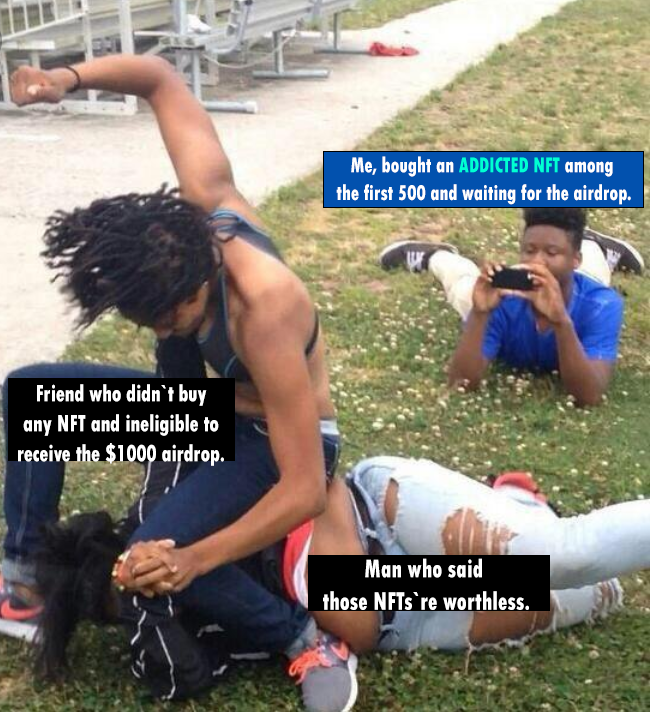 Sachiya_01's tweet photo. @addictedNFTs #Addictmeme #memecontest #cryptocurrency
@addictedNFTs My submission🎃
@Okeesha_Vinula @Harshap79264352 @yasiruperera7 https://t.co/FzuCbaDePt