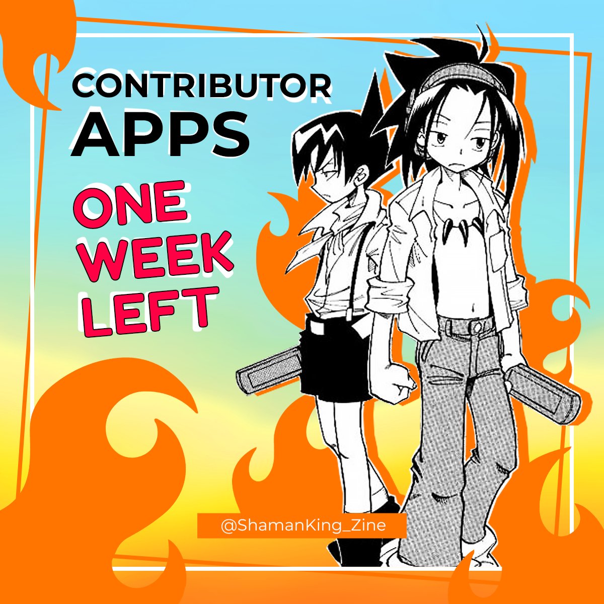 Shaman King Zine on Twitter "📝 CONTRIBUTOR APPS 1 WEEK LEFT We’re
