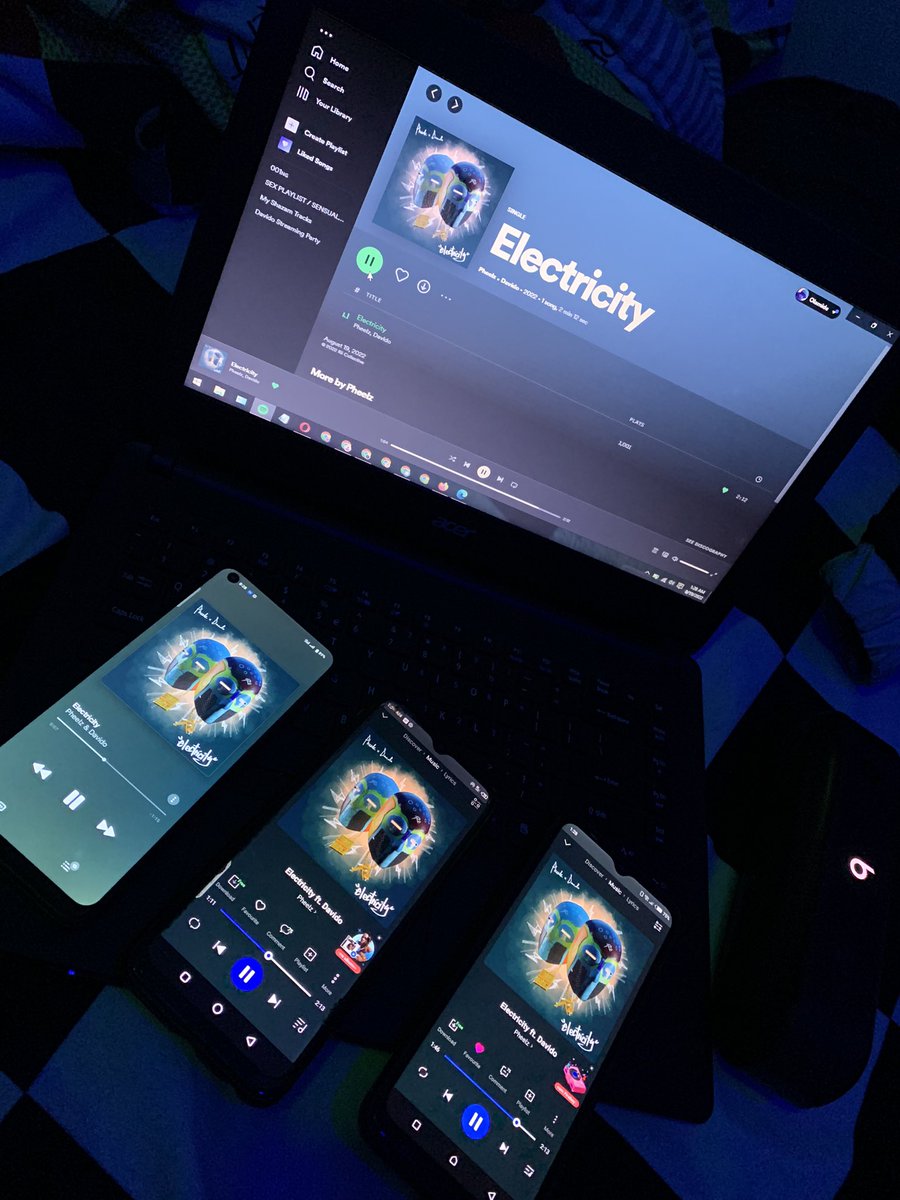 lifeofolaa's tweet photo. I’m currently streaming Electricity by Pheelz x Davido on Apple Music, Spotify and Boomplay. 30BG where are you streaming!!!😈⚡️⚡️🔥🔊 https://t.co/bA7AMR7Idw