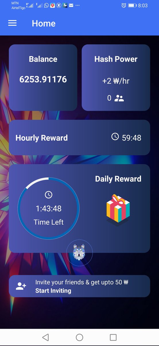 AllminingC's tweet photo. The invitation code is [8726c] 

 Wolf Network is a new digital currency developed by phDs, with over  1 million members worldwide. To claim your Wolf Coin, follow this link  
 https://t.co/OkUNlZvXoP

#Wolfnetwork
#Pinetwork
#Alphanetwork https://t.co/OAyLdYka8E