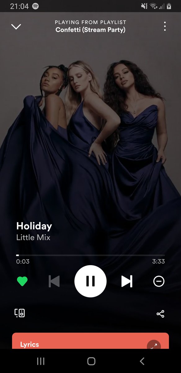 Littlemix4life1's tweet photo. You better get streaming #ConfettiStreamParty โค https://t.co/IHLwnE2PkV