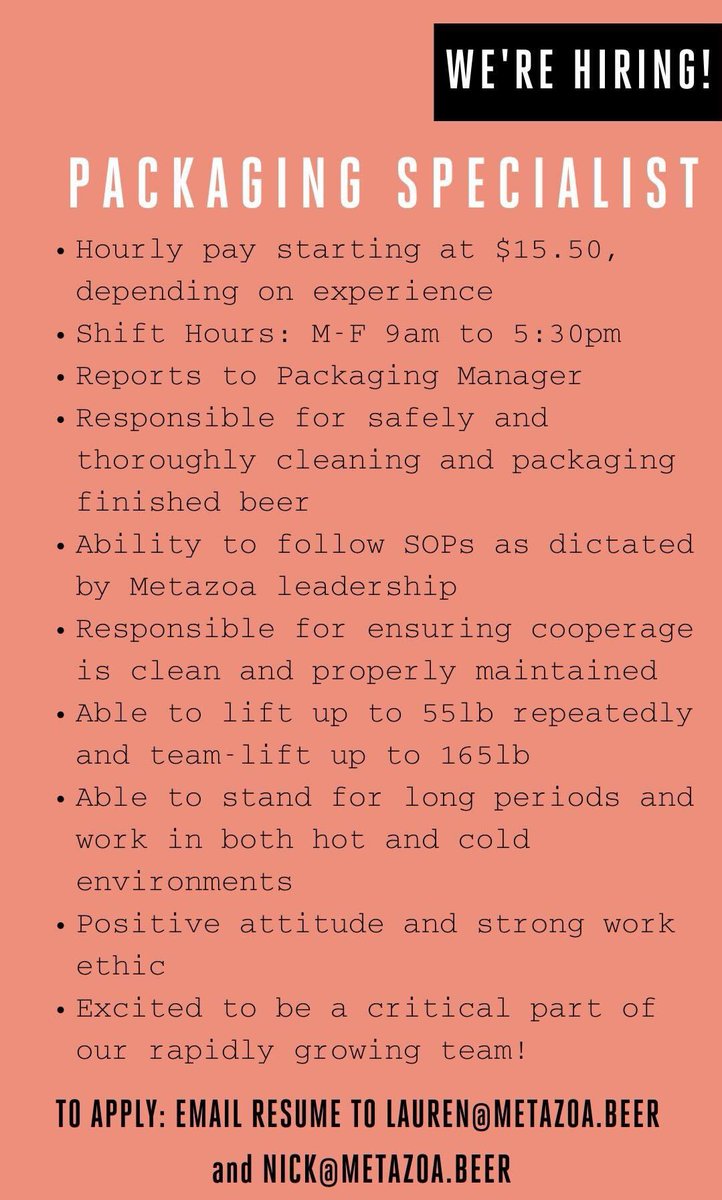 Metazoa Brewing Co. tweet media