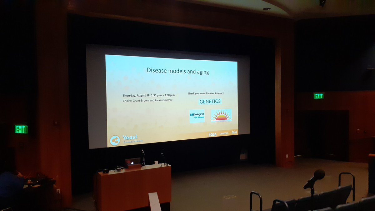 Disease models and aging session starts soon at #Yeast22 co-chaired by my colleague <a href="/alexandra_imre_/">Alexandra Imre</a> !